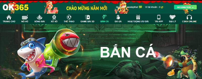 bắn cá ok365