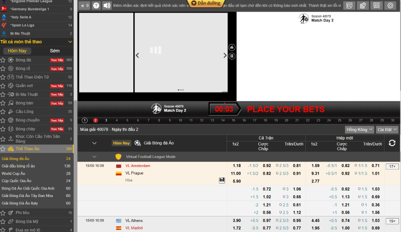 thể thao ảo OK365